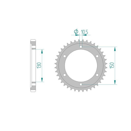 Kit Chaine DC YAMAHA FJ 1200 ABS (3CX) (1991-1994) 3CX
