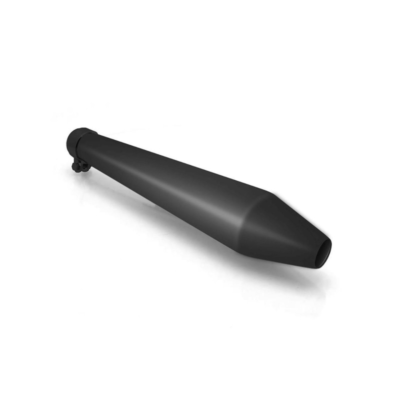 Silencieux d'echappement 4T peashooter noir