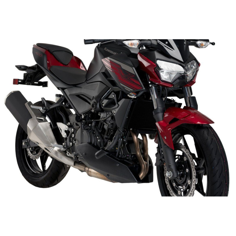 Sabot moteur PUIG pour KAWASAKI Z400 2019 carbone