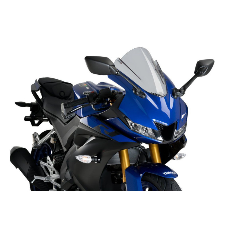 Bulle Z-Racing PUIG pour YAMAHA YZF R 125 2019 fumé clair
