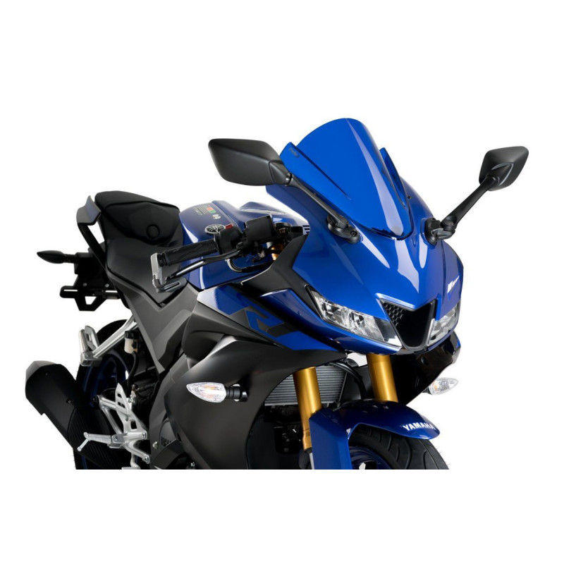 Bulle Z-Racing PUIG pour YAMAHA YZF R 125 2019 bleu