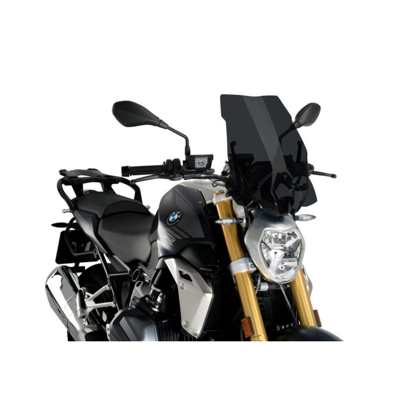Saut vent Naked New génération touring BMW R1250 R 2019 fumé foncé