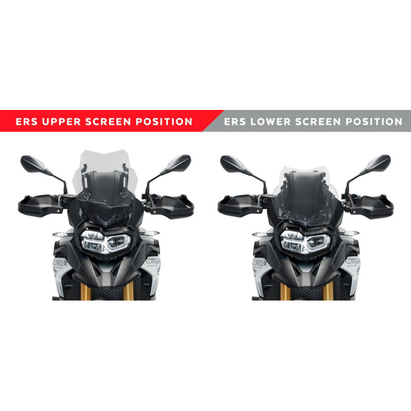 Kit PUIG electrique pour bulle BMW F750 GS 2020 coparatif bas