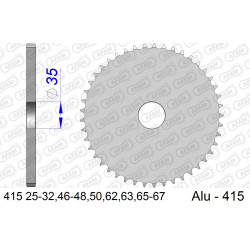 Couronne AFAM Alu en 415