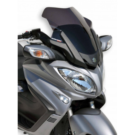 Pare brise sport ERMAX pour scooter SUZUKI Burgman 650 Executive 2013 2020 droite gros plan