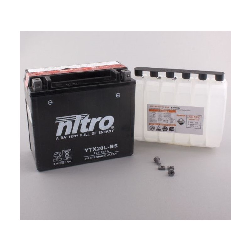 Batterie de moto NITRO YTX20L-BS