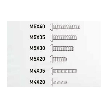 Support LOCK'N START pour sacoche réservoir Bagster kit vis