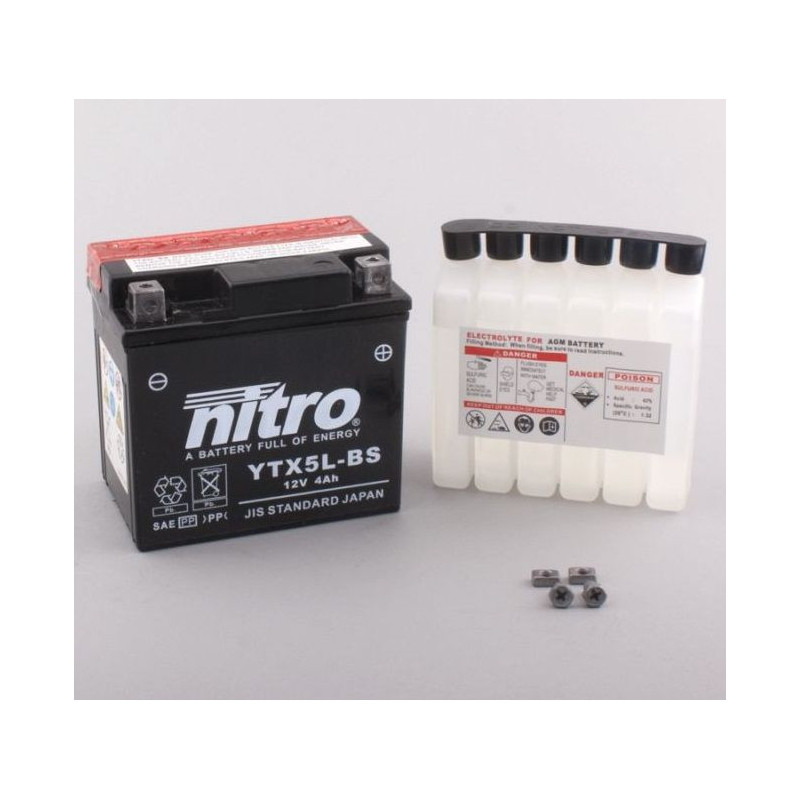 Batterie de moto NITRO YTX5L-BS