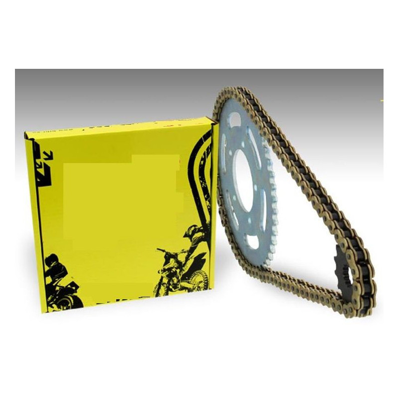 Kit chaine DID ACIER YAMAHA YS 125 2017 2019