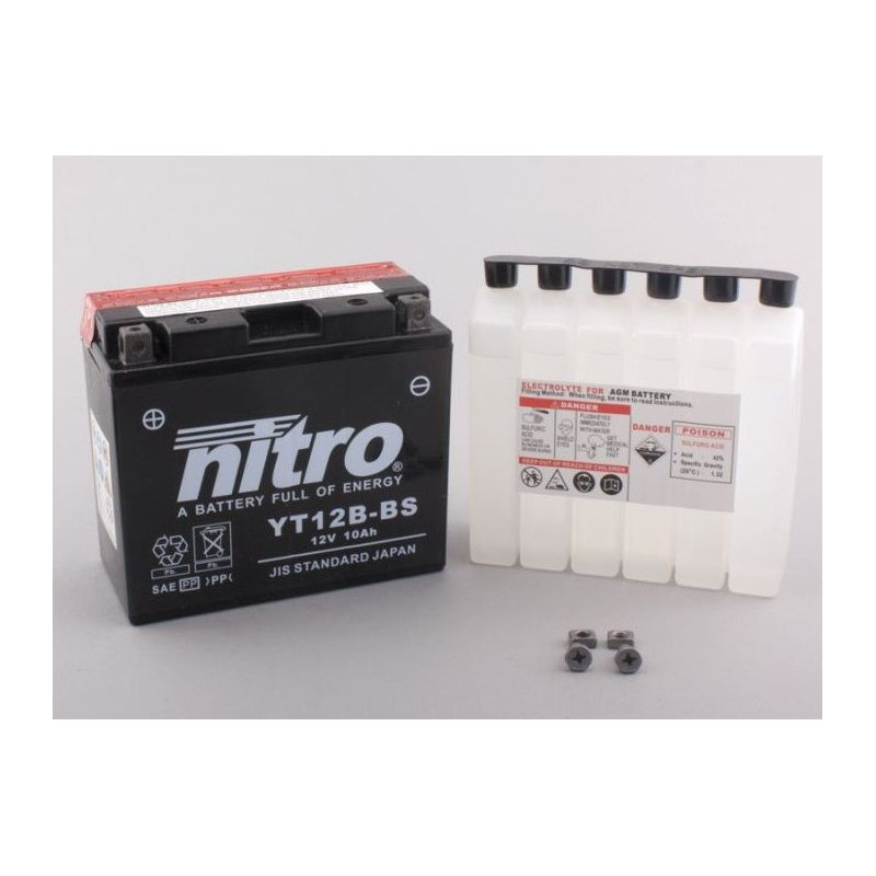 Batterie de moto NITRO YT12B-BS