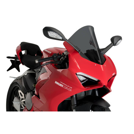 Bulle R Racer PUIG pour DUCATI Panigale V2 2020 fumé foncé