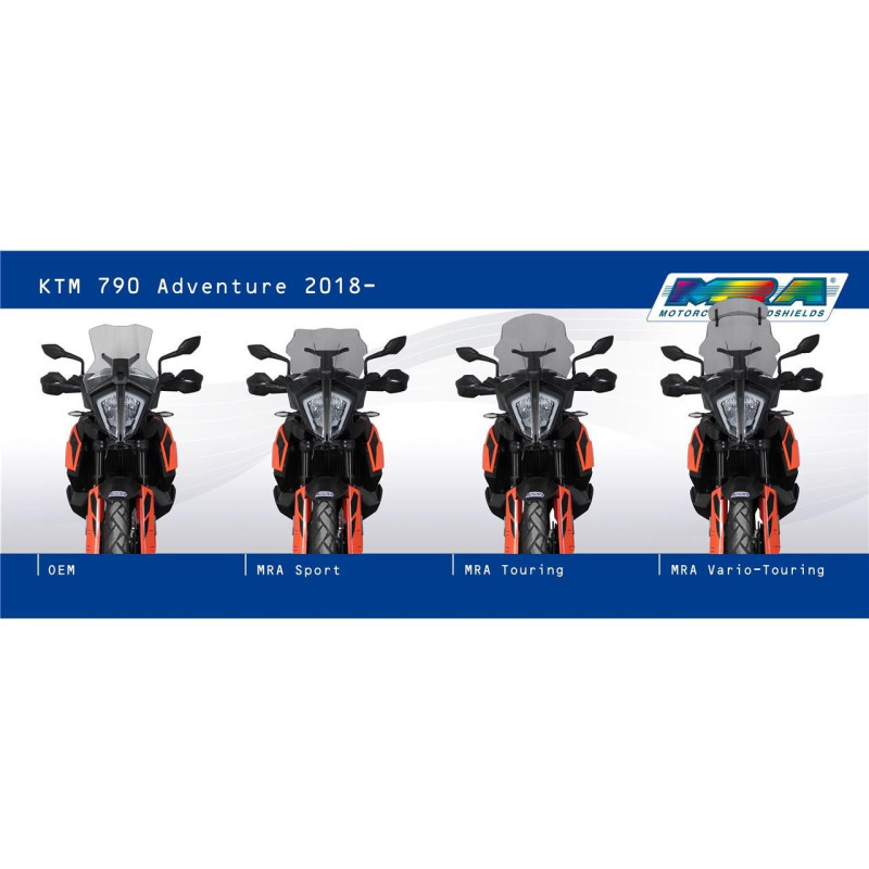 Bulle MRA Touring TM KTM 790 Adventure different modéles