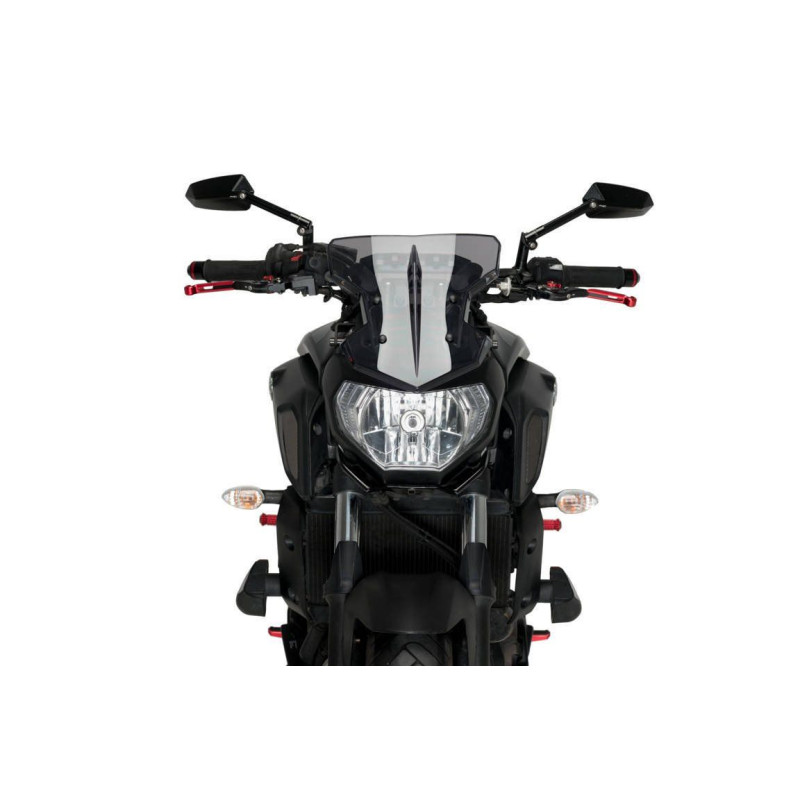Pare brise Puig SHARK pour Yamaha MT07 de face