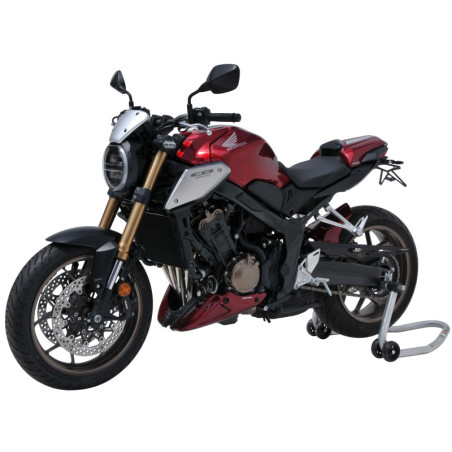 Sabot moteur ERMAX pour HONDA CB 650 R 2019 2020 sur moto coté gauche