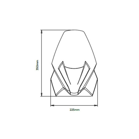 Saute vent PUIG Naked new generation SPORT pour BMW F900R 2020