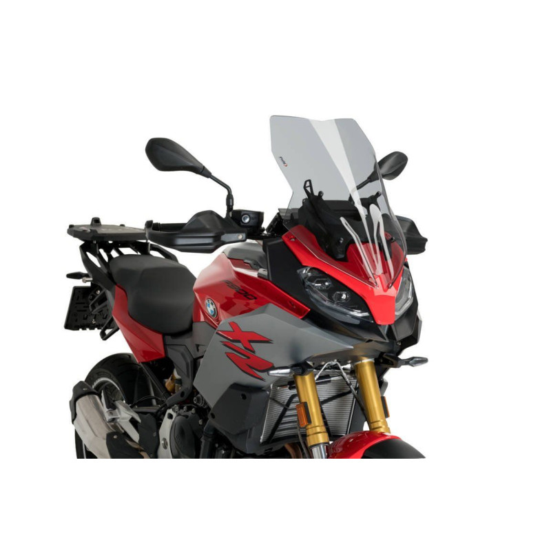 Bulle Touring PUIG  pour BMW F900XR 2020 fumé clair coté