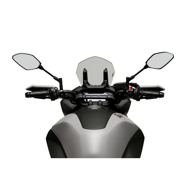 Bulle Sport PUIG pour Yamaha MT-07 Tracer vue pilote