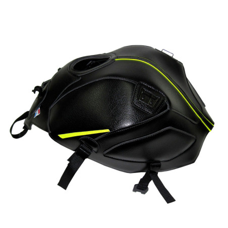 Protège réservoir BAGSTER KAWASAKI Z650 noir liseré jaune