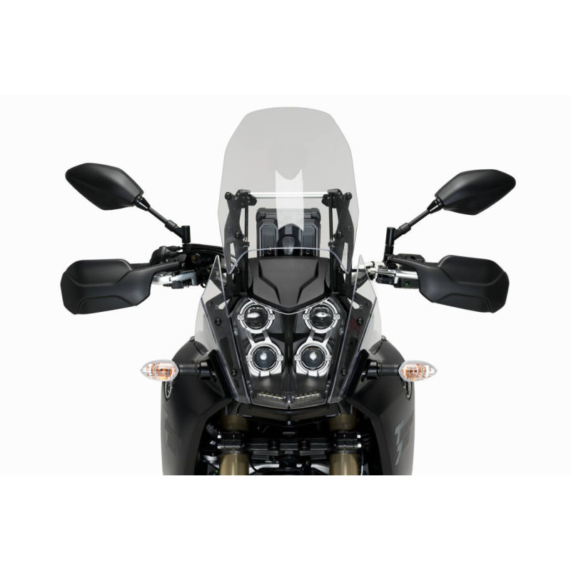 Support bulle MEM PUIG avec bulle Touring pour Yamaha Ténéré 700