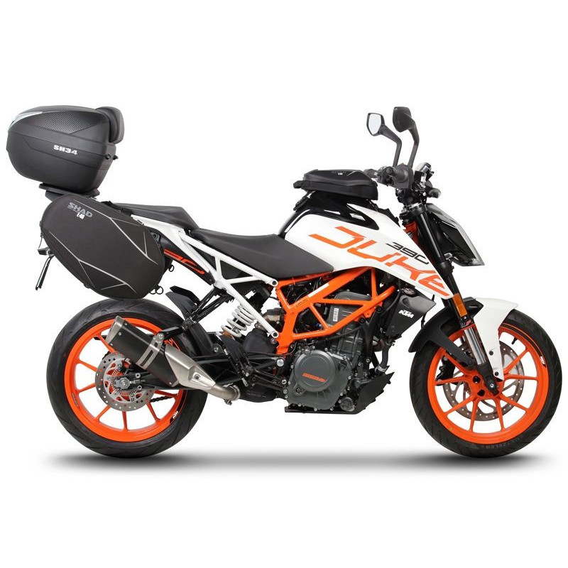 Fixations pour sacoche latérale KTM 125 390 Duke 2017 2019 top case et sacoche