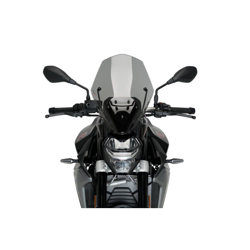 Saute vent Naked new generation touring BMW F900R 2020 pour support origine vue de face