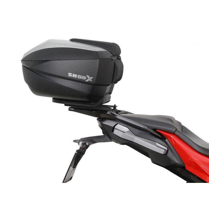 Porte paquet SHAD Top Master pour BMW S1000 XR 2020 avec top case gros plan