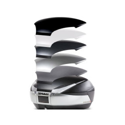 TOP CASE SHAD SH48 pour moto couleur New Titanium 2