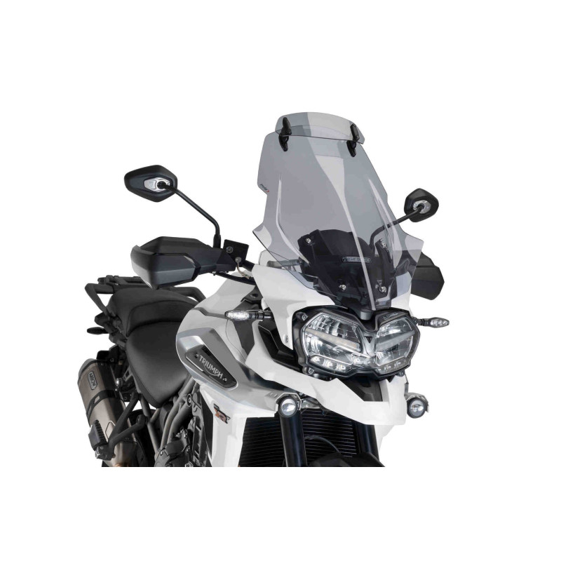 Bulle PUIG Touring avec deflecteur pour Triumph Tiger Explorer