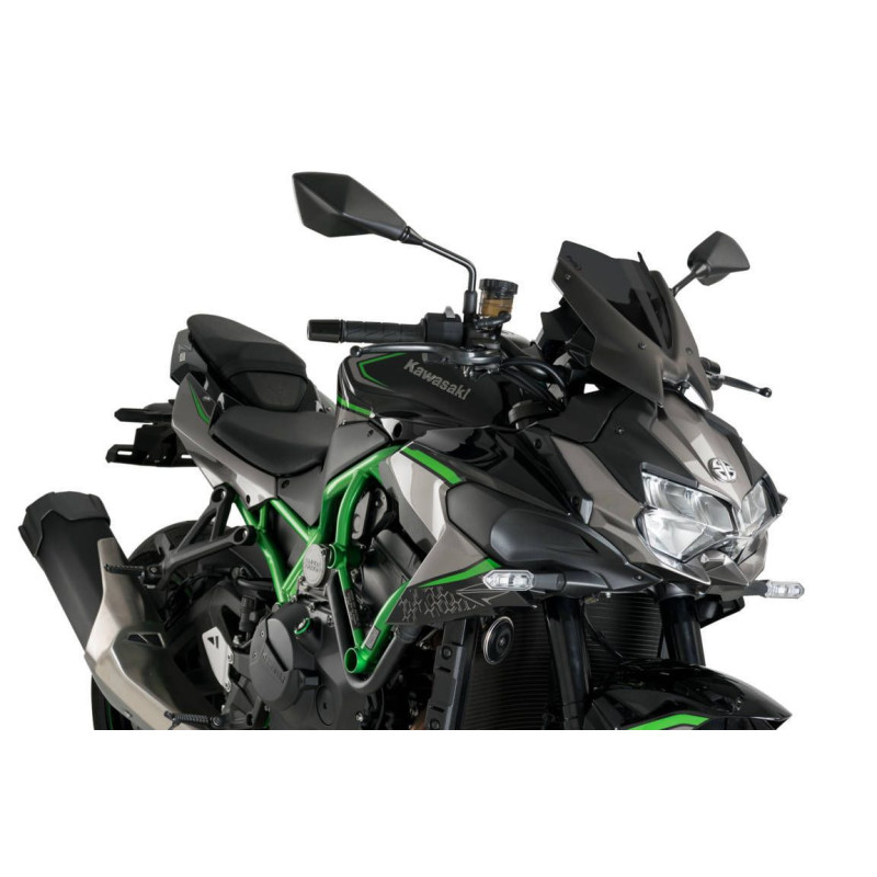 Saute vent Naked new generation sport KAWASAKI Z H2 fumé foncé