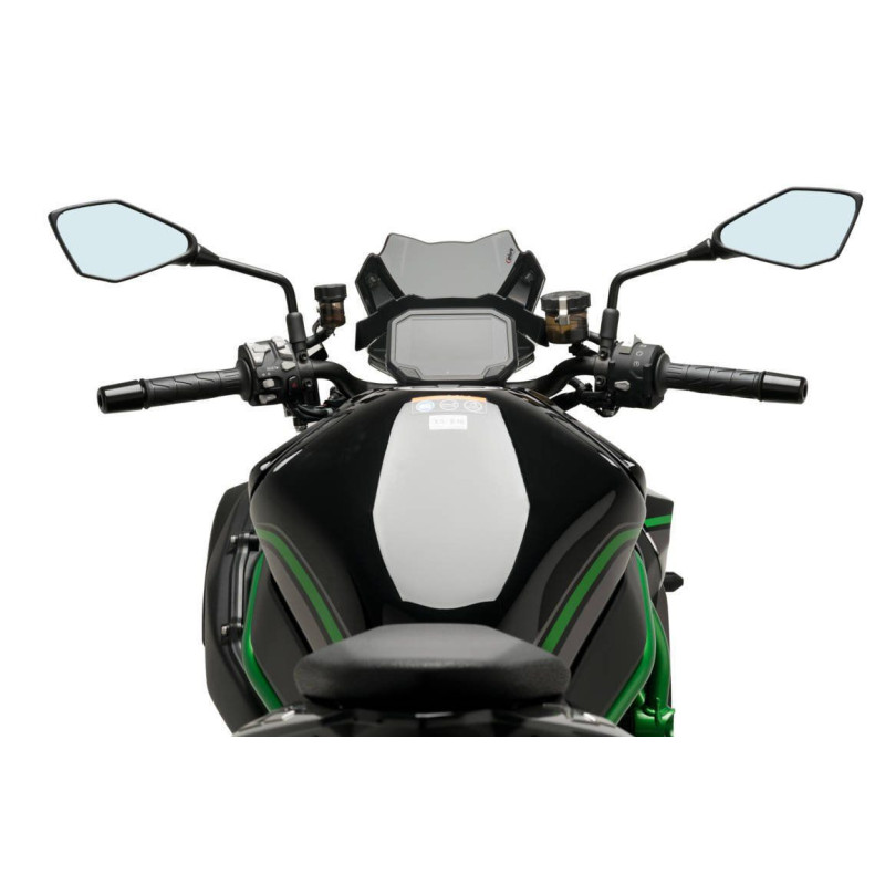 Saute vent Naked new generation sport KAWASAKI Z H2 vue coté pilote