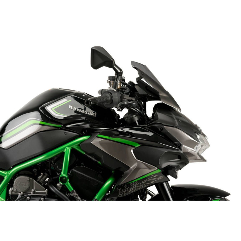 Saute vent Naked new generation sport KAWASAKI Z H2 de profile