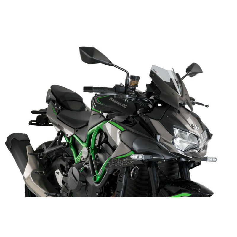 Saute vent Naked new generation sport KAWASAKI Z H2 fumé