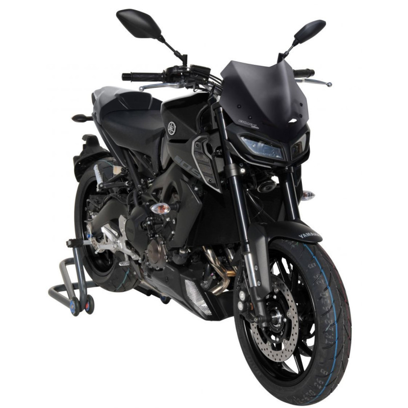 BULLE ERMAX Sport  Yamaha MT09/FZ 9 2017 noir satin
