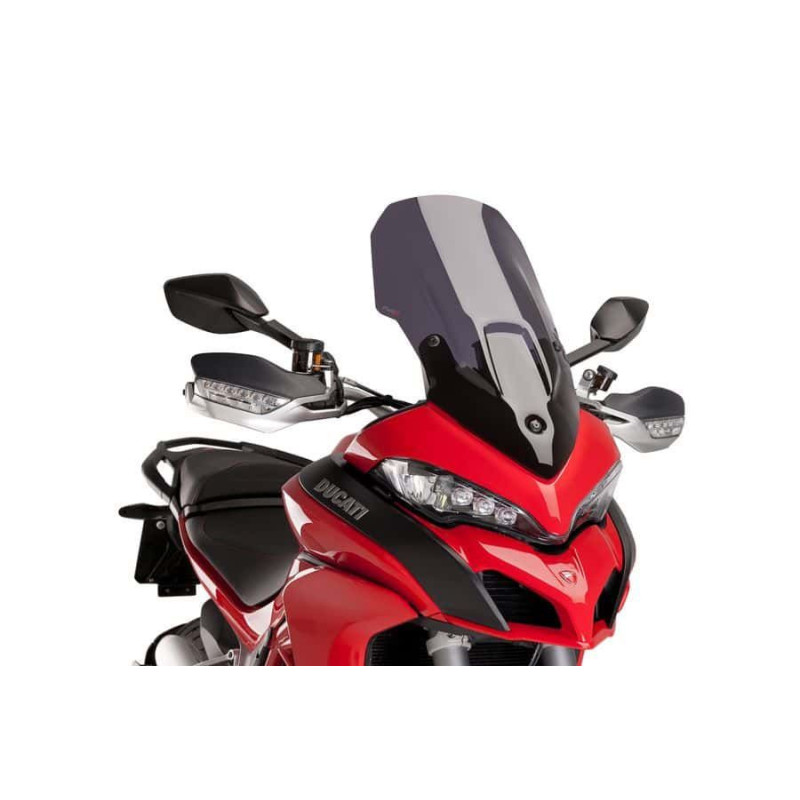 Bulle Touring PUIG pour DUCATI MULTISTRADA 1200/S / PIKES PEAK / ENDURO fumé foncé