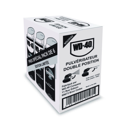 Aérosol WD-40 Système Pro 6x500ml