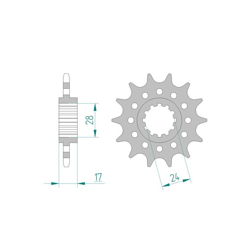 Kit chaine AFAM acier HONDA CBR 600 F M,N,P,R,S,T RACING pas 520 1991 à 1996