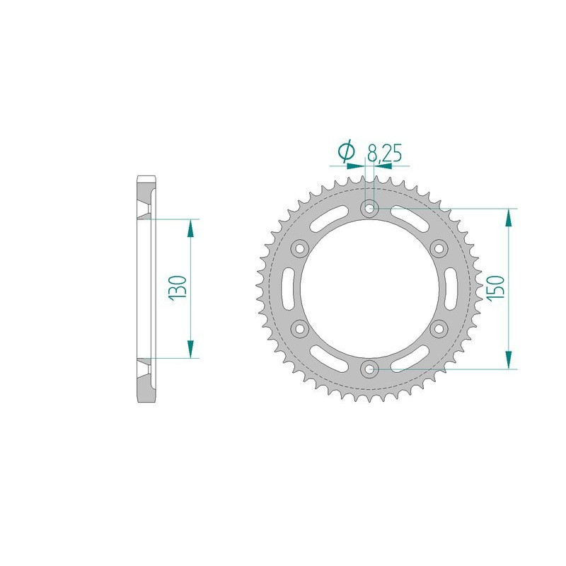 Kit chaine AFAM acier HONDA XLR 125 R V,W,X,Y,1 JD09/JD16A pas 428 1997 à 2001