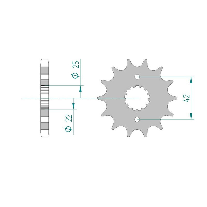 Kit chaine AFAM acier KAWASAKI GPX 600 R C1-10 pas 530 1988 à 1997