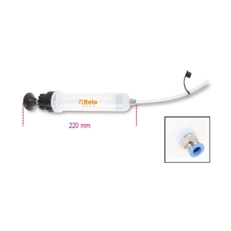 Seringue à huile BETA 200ml polypropylène