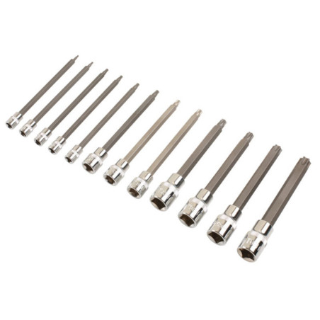 Jeu d'embouts de sécurité Torx® LASER TOOLS 135 mm - 12 pieces