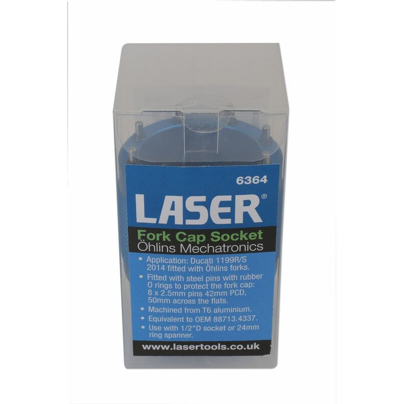 Douille à créneau LASER TOOLS dessus de fourche Öhlins Mechatronics