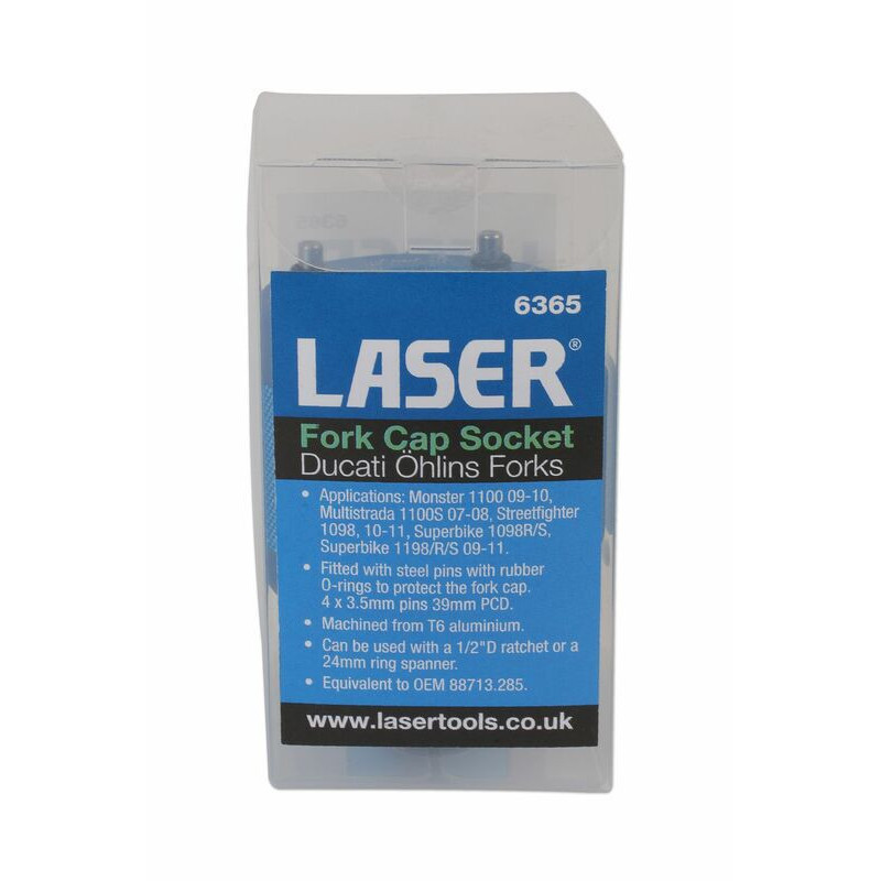 Douille à créneau LASER TOOLS dessus de fourche Ducati Öhlins FG811