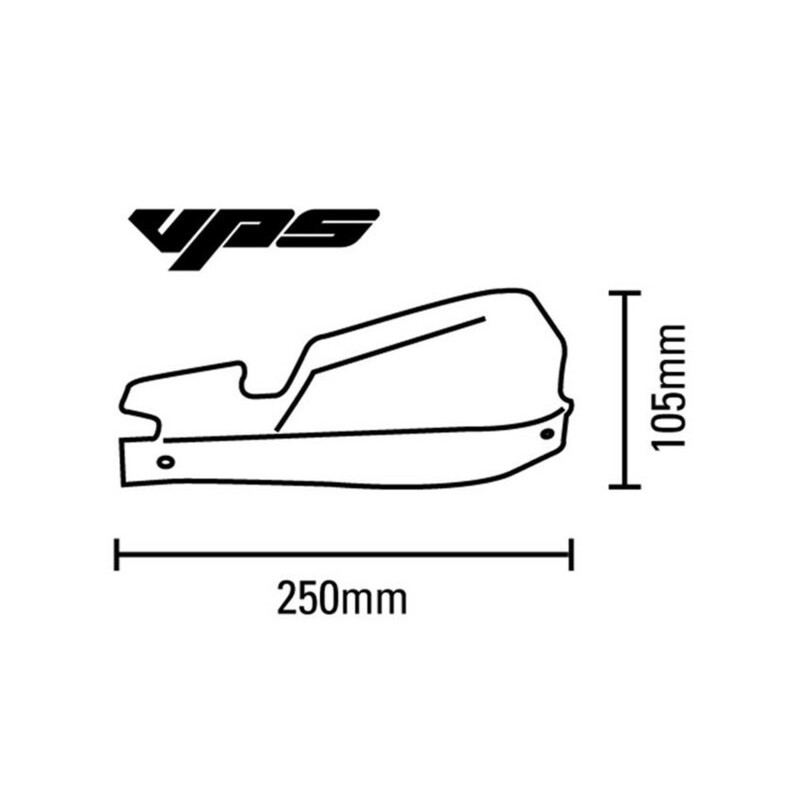 Kit protège-mains BARKBUSTERS VPS MX Universel blanc