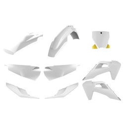 Kit plastique POLISPORT blanc Husqvarna
