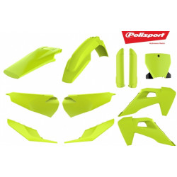 Kit plastiques POLISPORT jaune fluo Husqvarna TC/FC