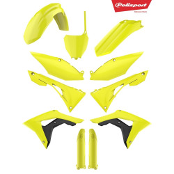 Kit plastiques POLISPORT jaune fluo Honda CRF250/450R