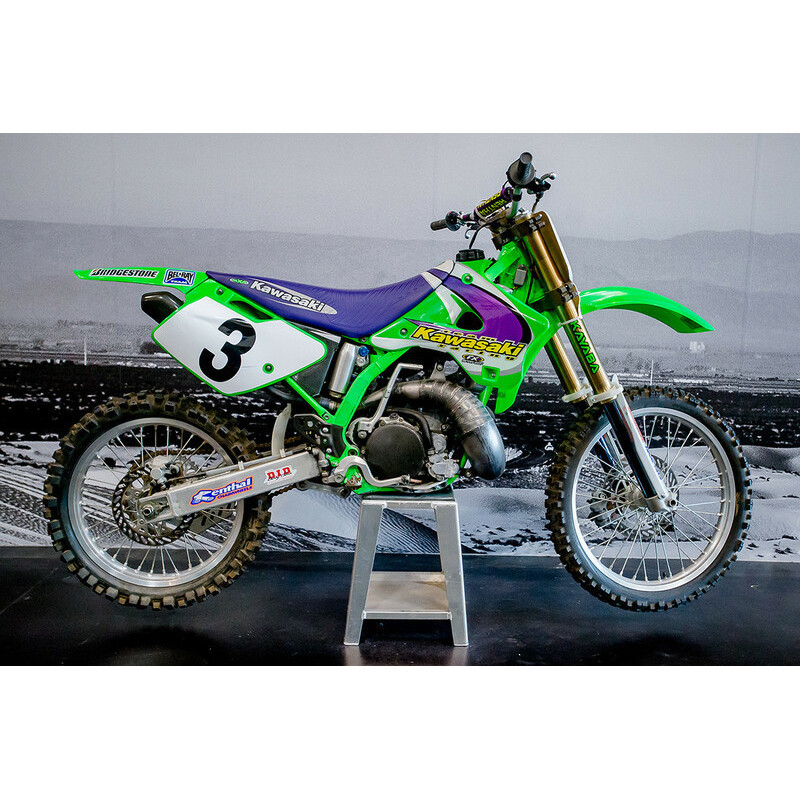 Kit plastiques & déco UFO EMIG Team USA Replica Kawasaki KX125/250