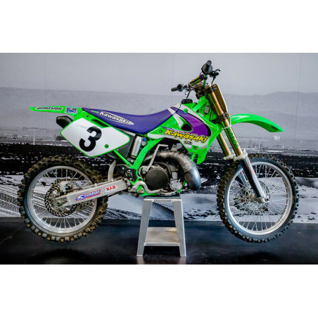 Kit plastiques & déco UFO EMIG Team USA Replica Kawasaki KX125/250