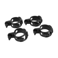 Plaque phare POLISPORT Halo blanc/noir 2