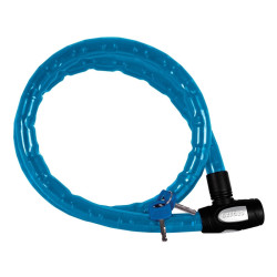 Cable antivol OXFORD Barrier - 1,5m x 25mm bleu 2
